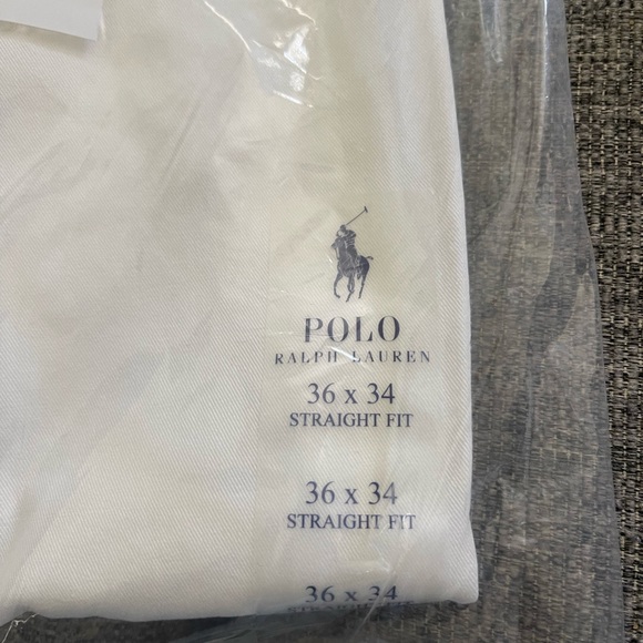 Polo Ralph Lauren Mens Chino Pants Flat Front White Size 36X34 - Picture 11 of 12